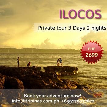 Ilocos Tour Cost Saving Packages .